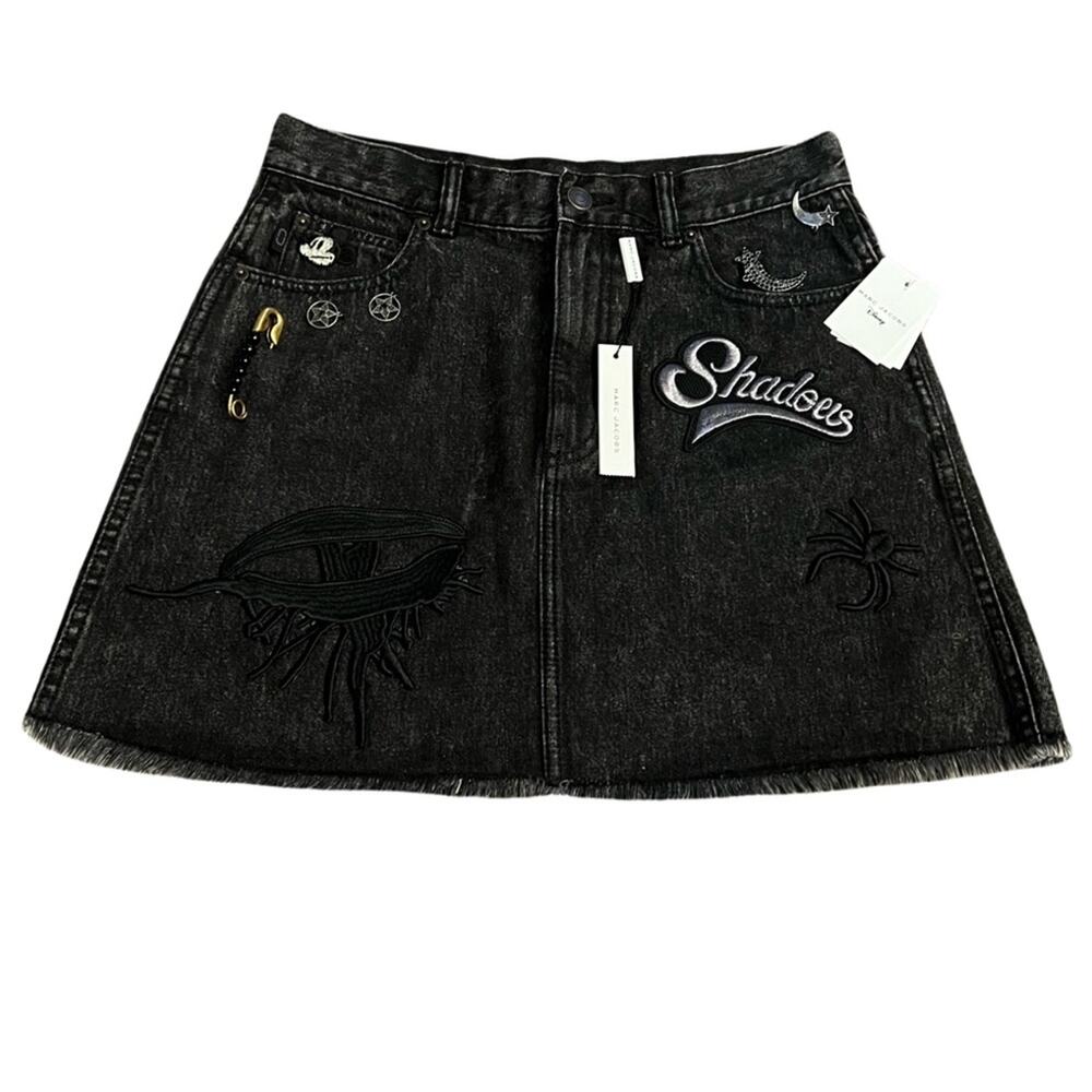 Marc Jacobs x Disney Embellished Denim Skirt Size 30